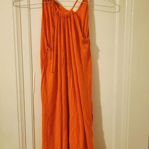 Orange summer dress - Picture 2 of 2